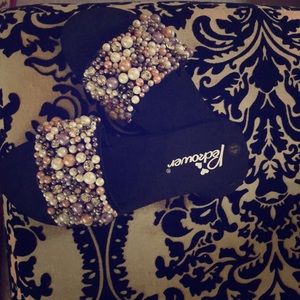 Embellished Slide Sandals